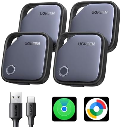 Lot de 4 trackers Ugreen FineTrack Duo