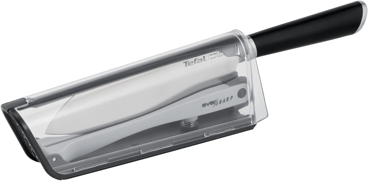Couteau santoku Tefal Ever Sharp avec étui aiguiseur