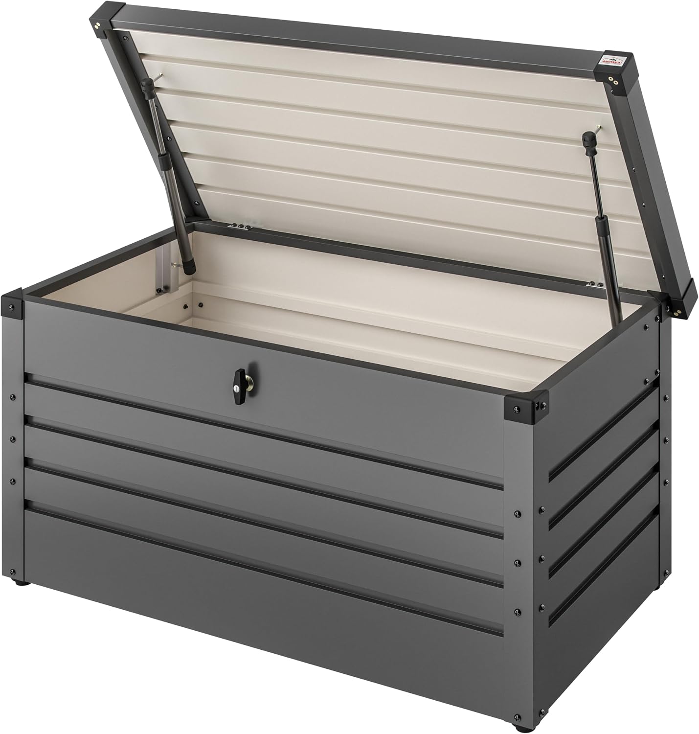 Coffre de rangement extérieur Gardebruk 385L anthracite en métal