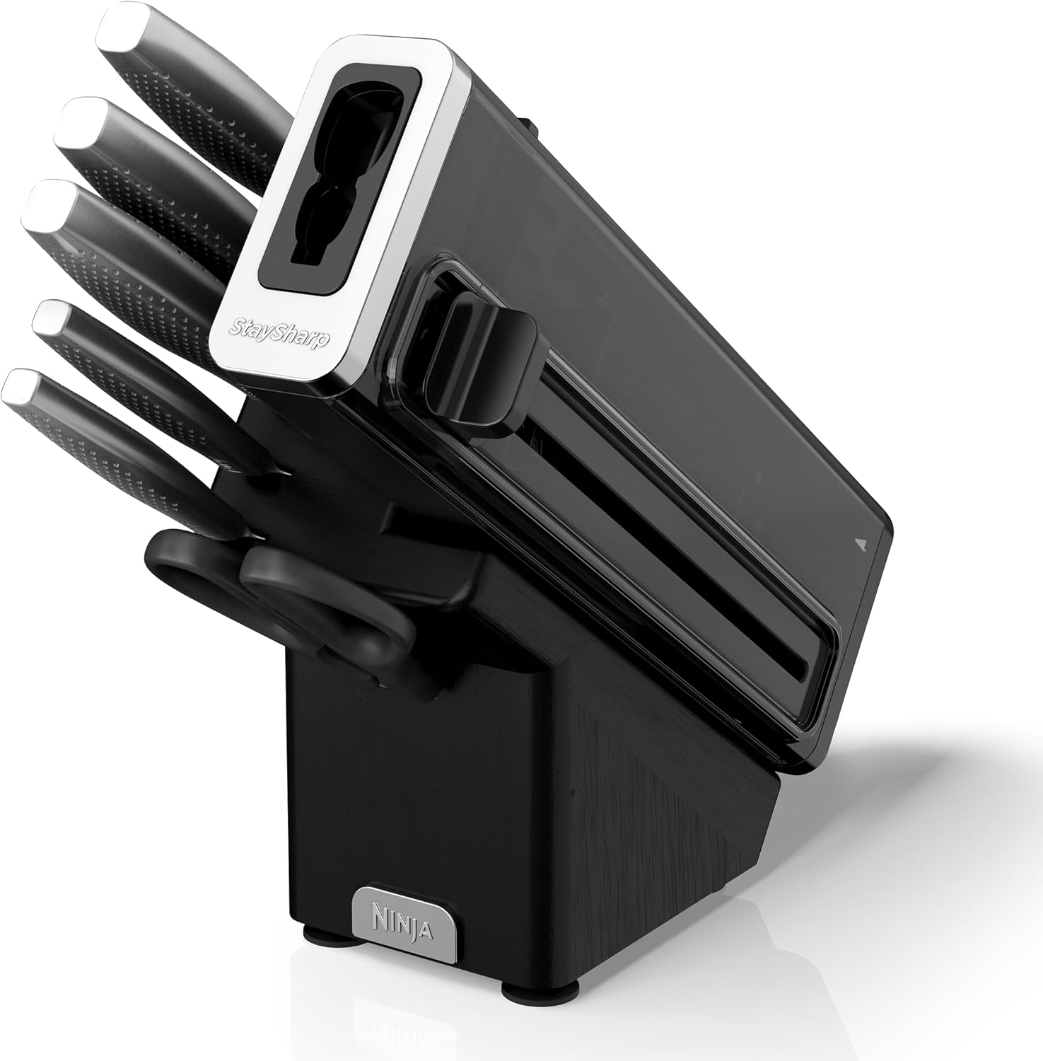 Ensemble de couteaux Ninja StaySharp 6 pièces avec bloc et aiguiseur intégré