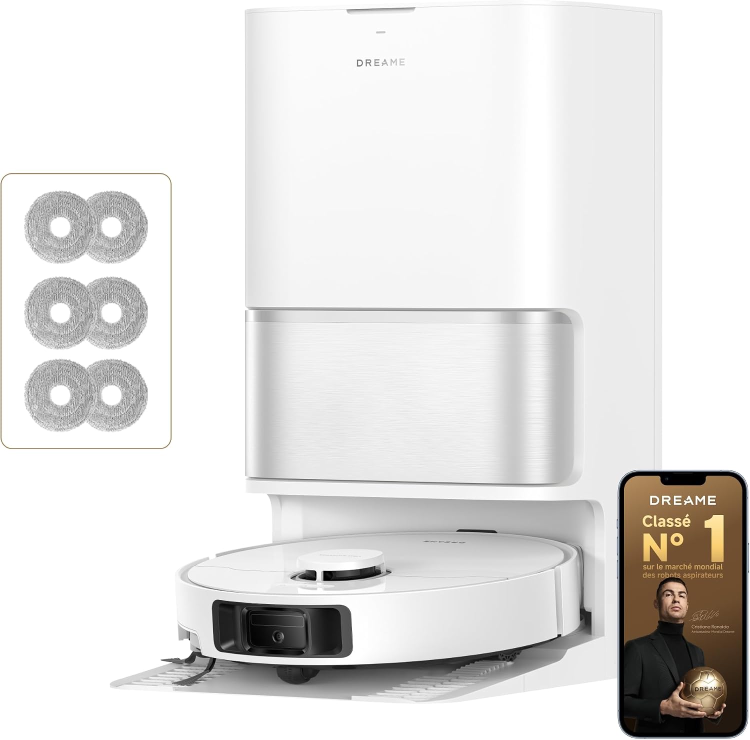 Robot aspirateur-laveur Dreame L10s Ultra Gen 3 avec sa station