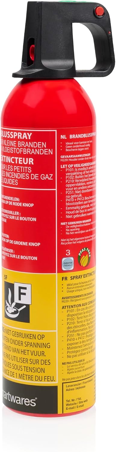Extincteur spray Smartwares FEX-15371 750 ml