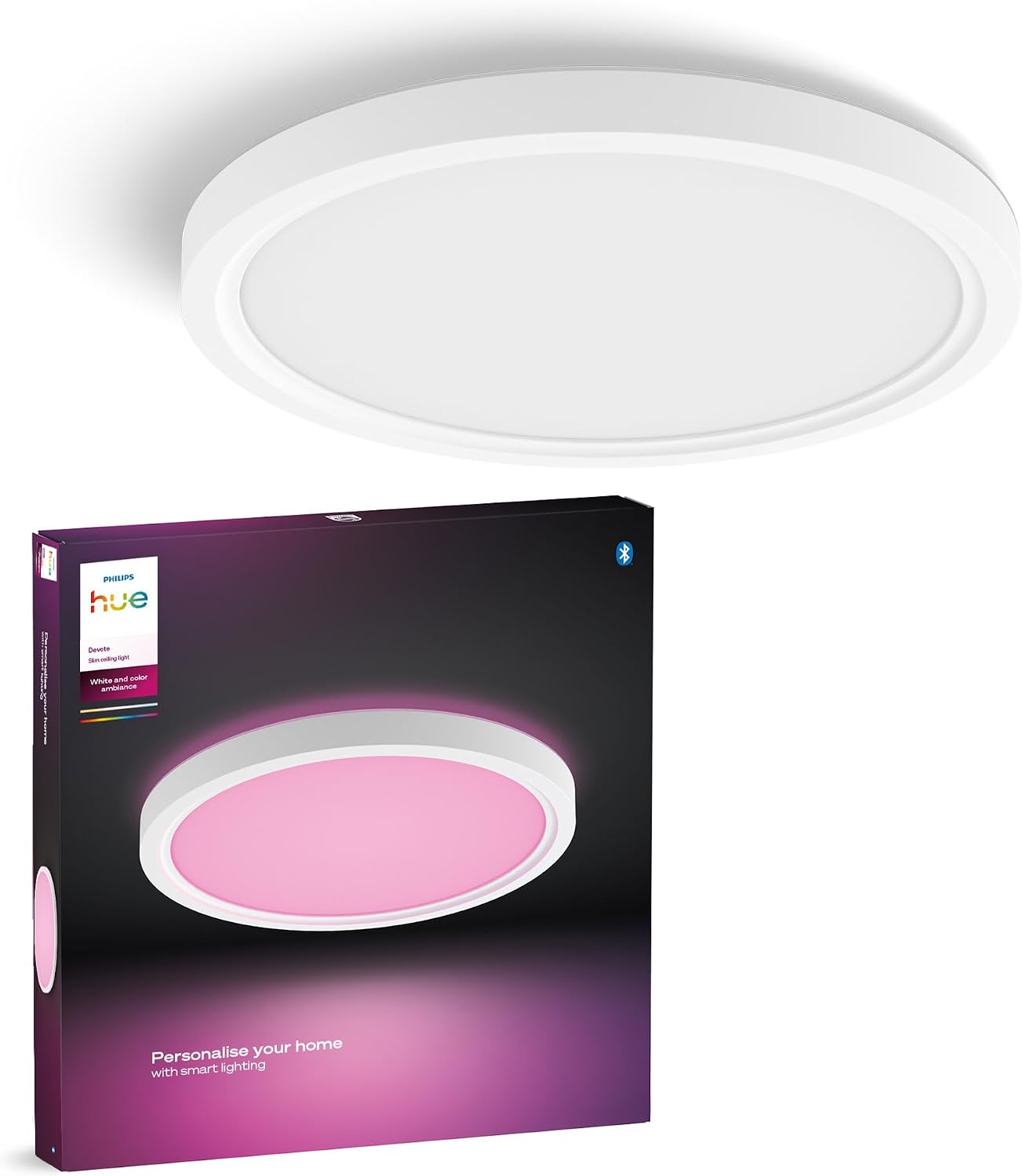 Plafonnier connecté Philips Hue Devote
