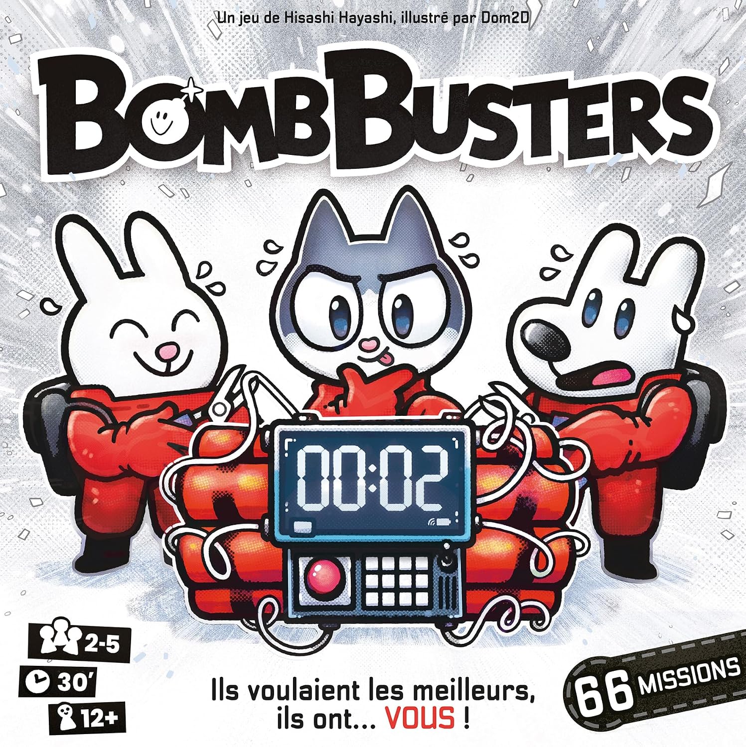 Jeu de société coopératif Bomb Busters d'Asmodee