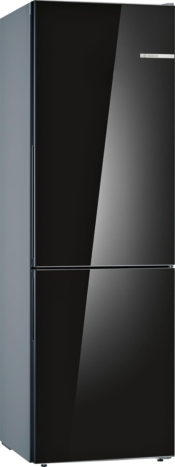 Réfrigérateur congélateur Bosch KGV36VBEAS en verre laqué noir