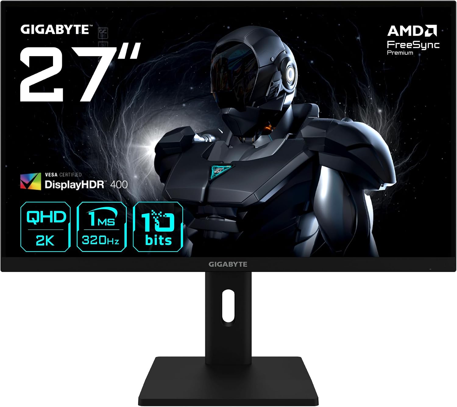 Écran gaming Gigabyte G27Q3 27 pouces 2K QHD 320 Hz