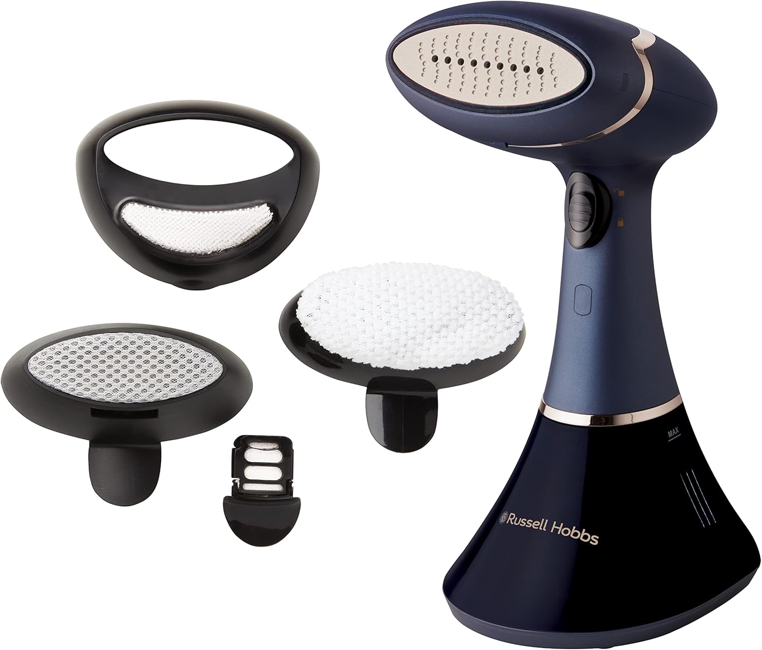 Défroisseur vapeur à main Russell Hobbs Steam Genie Aroma avec ses accessoires