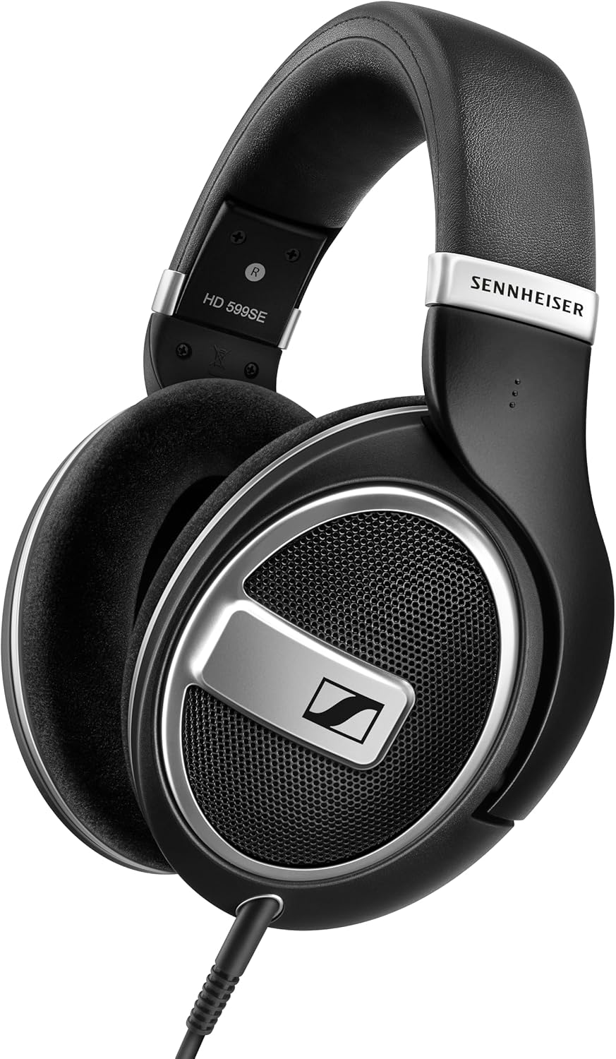 Casque Sennheiser HD 599 SE à dos ouvert, noir
