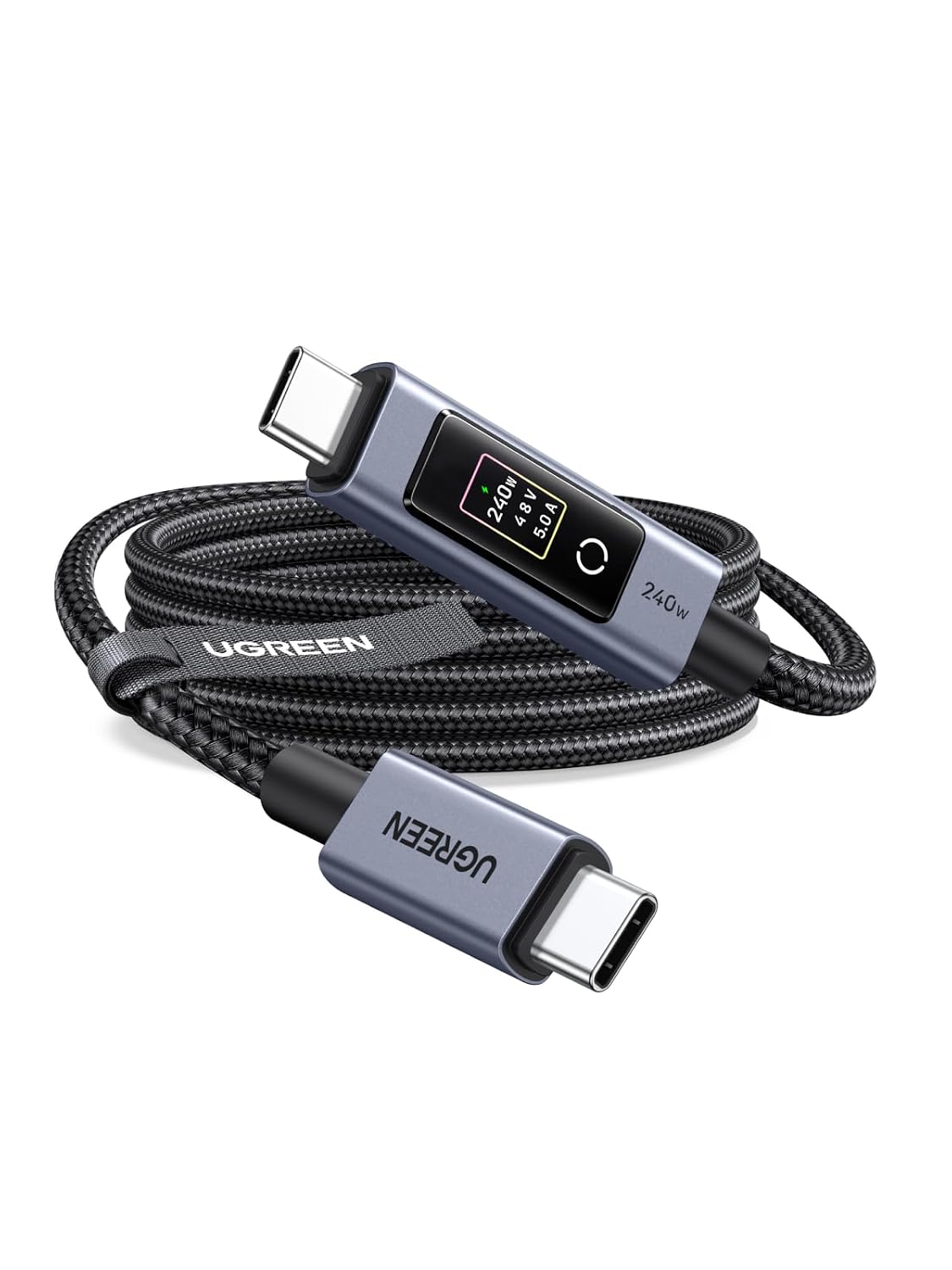 Câble USB-C Ugreen Nexode 240W avec écran LCD