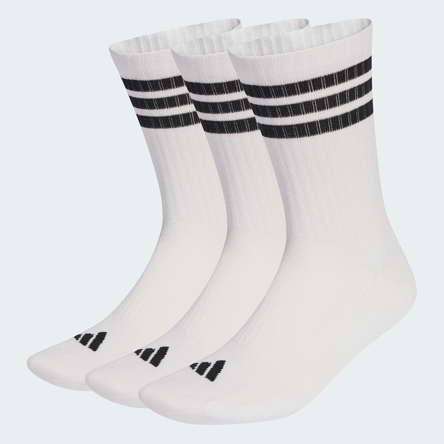 Lot de 3 paires de chaussettes Adidas mi-mollet rembourrées 3 bandes