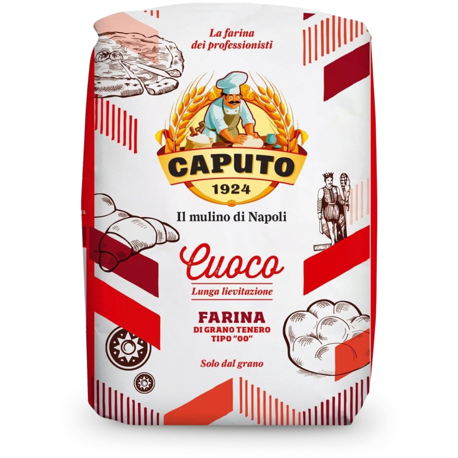 Sachet de farine à pizza Caputo Cuoco Tipo 00, 1 kg