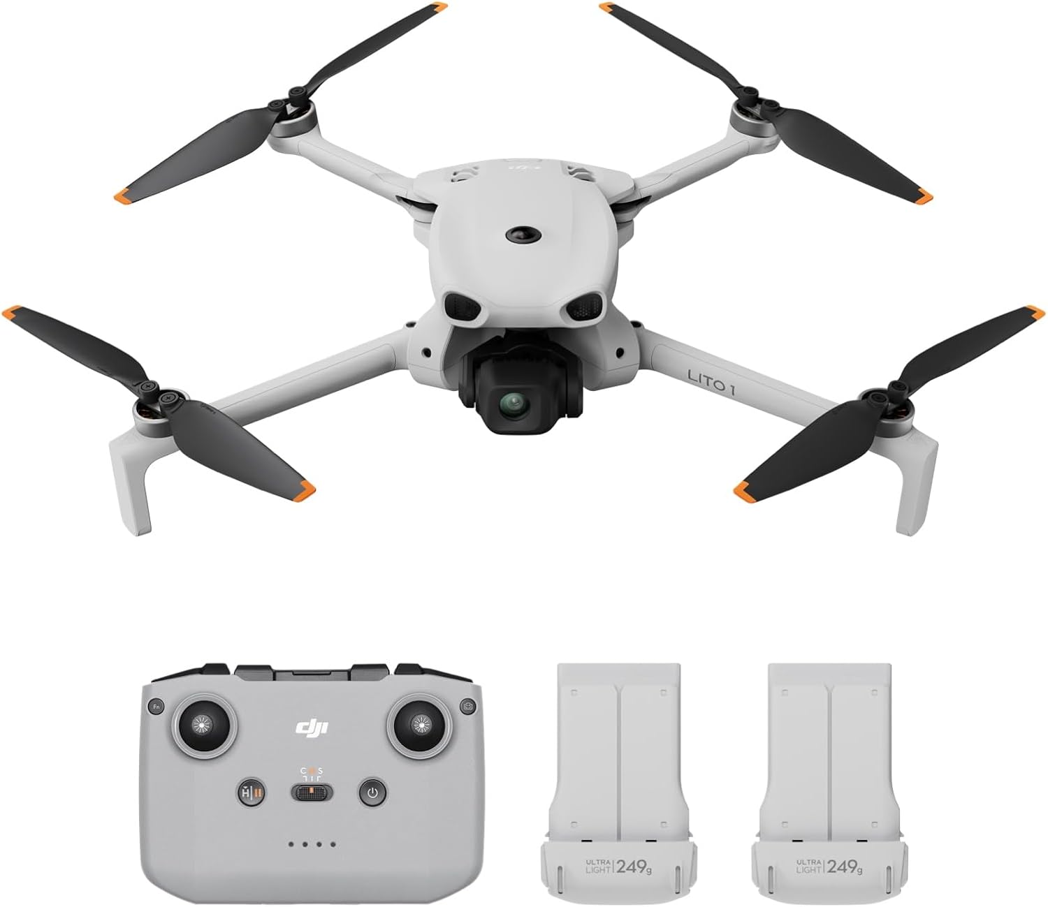 Drone DJI Lito 1 avec radiocommande et deux batteries