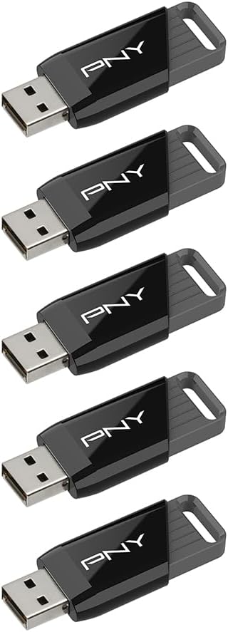 Pack de 5 clés USB PNY Attaché X 32 Go