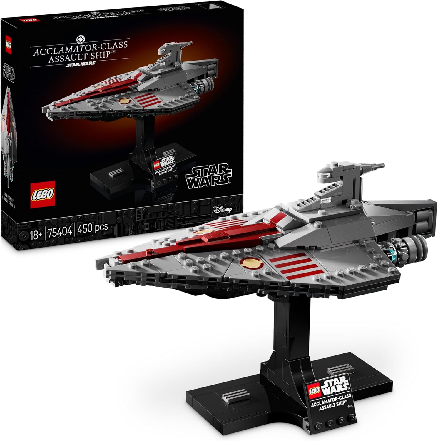 Lego Star Wars Transport de classe Acclamator 75404