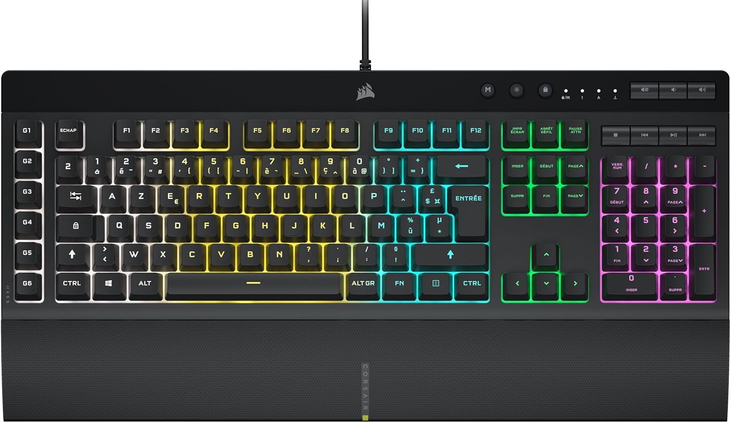Clavier gaming Corsair K55 RGB Pro