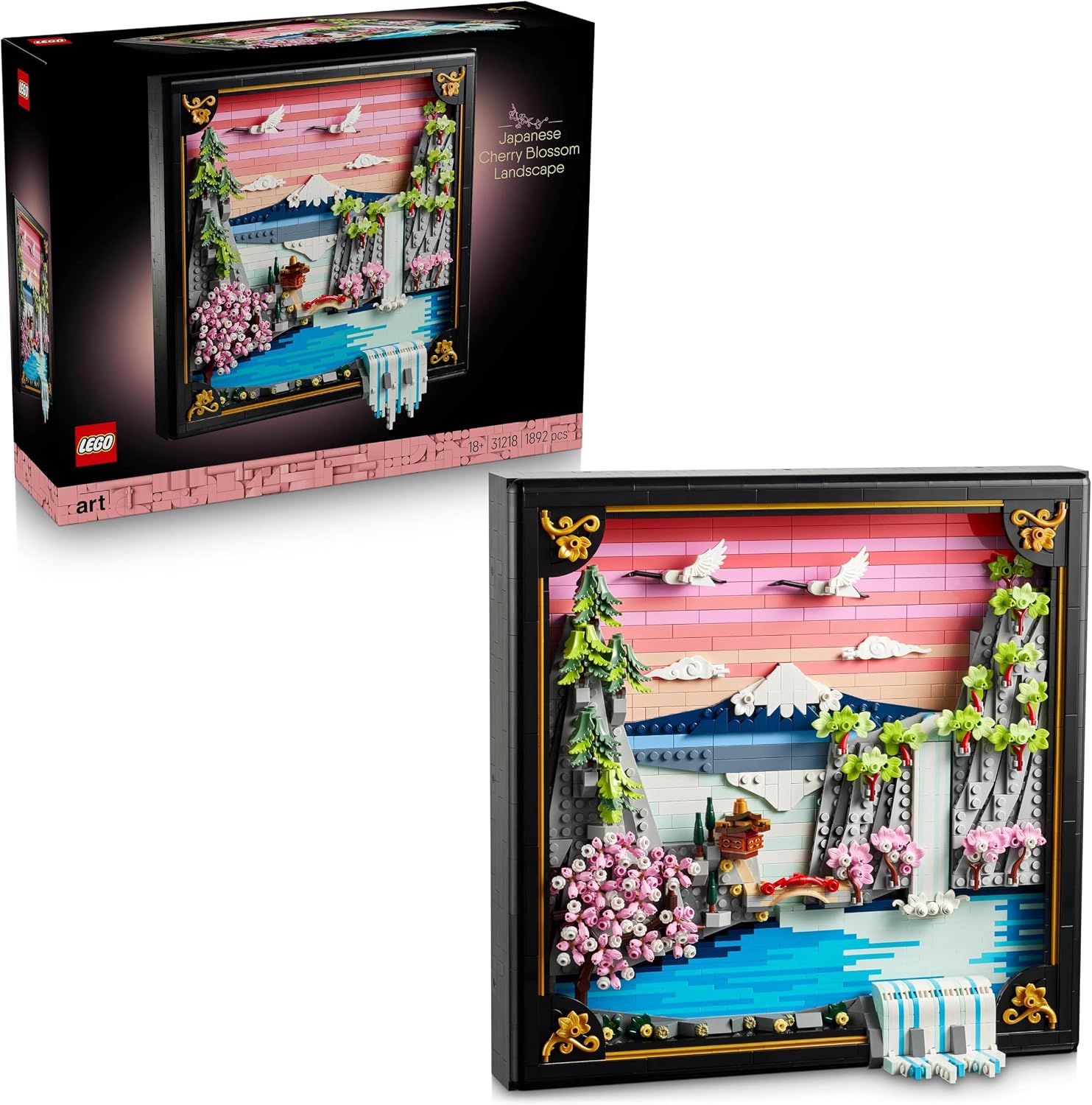 LEGO Art Les Cerisiers en Fleurs 31218
