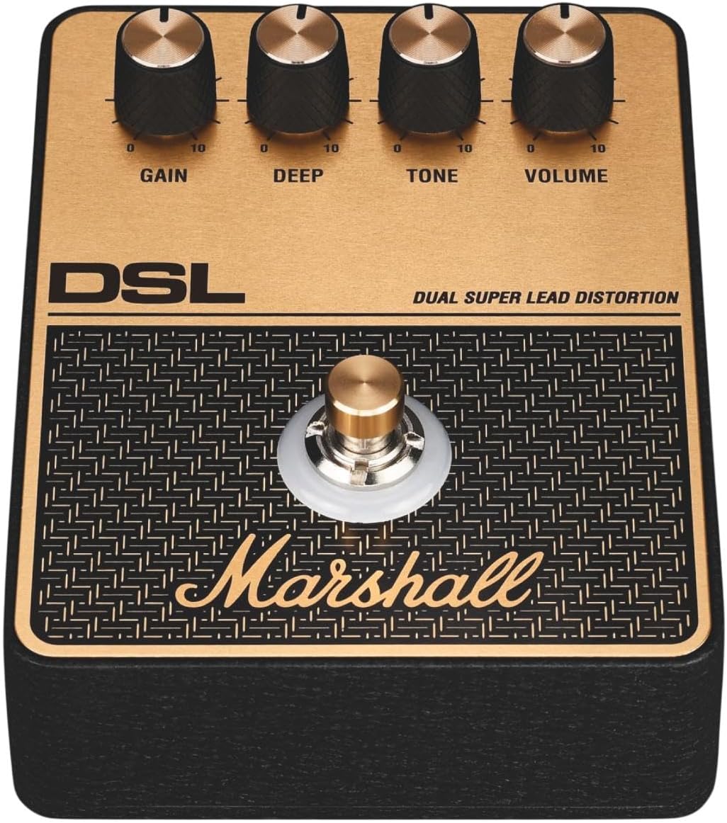 Pédale de distorsion Marshall DSL pour guitare