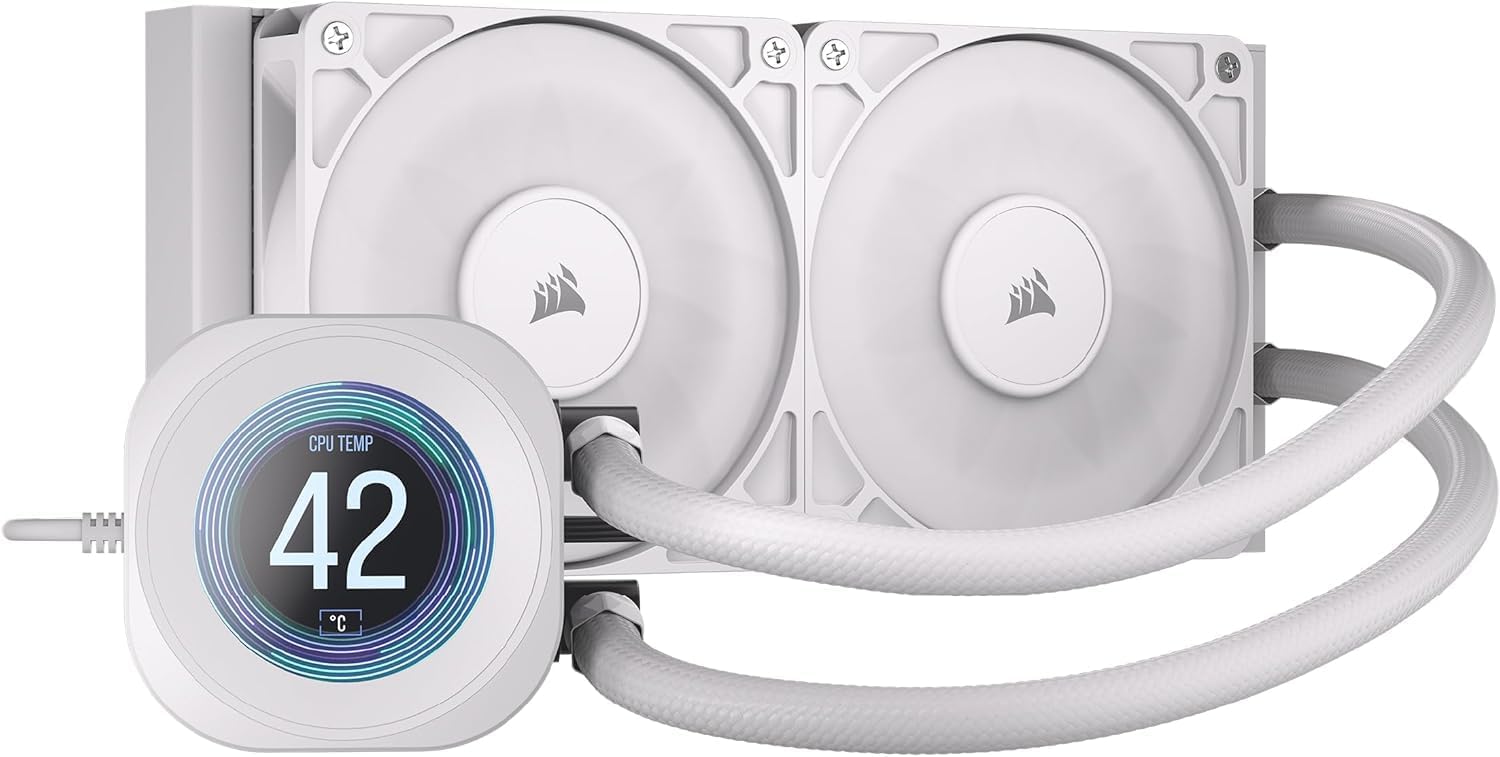 Watercooling Corsair Nautilus 240 RS LCD blanc avec écran