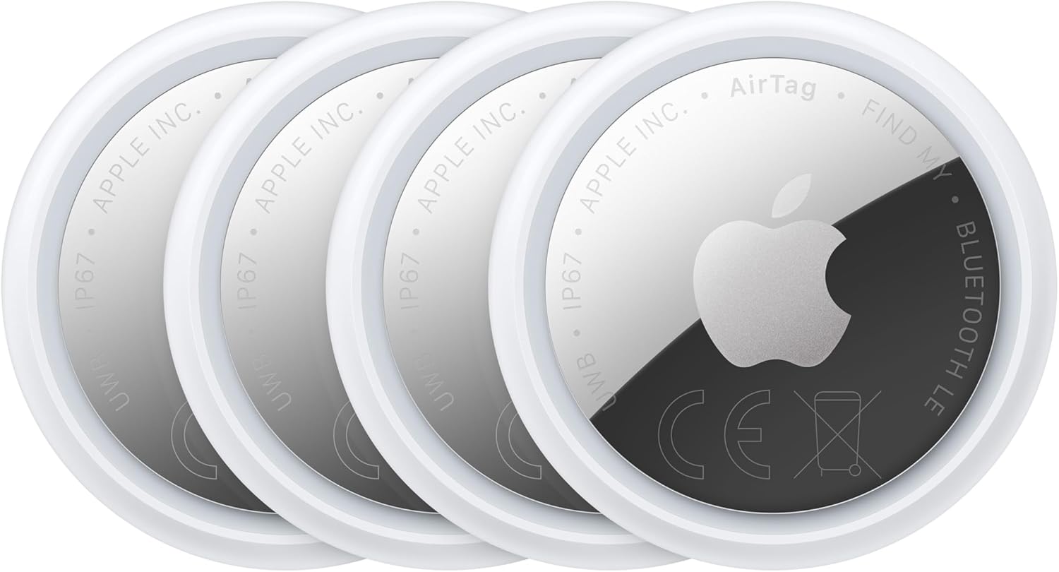 Apple Lot de 4 AirTag 2e génération