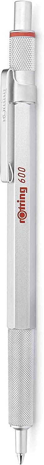 Stylo bille rOtring 600 corps argenté