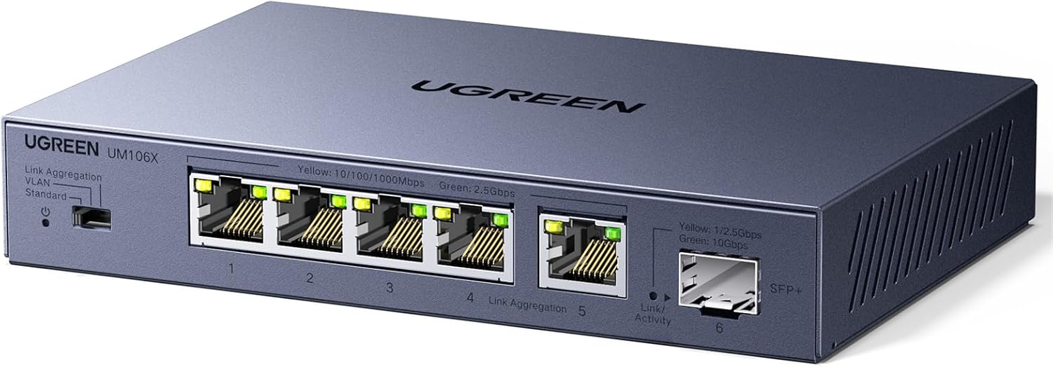 Switch Ethernet UGREEN 2.5G 6 ports