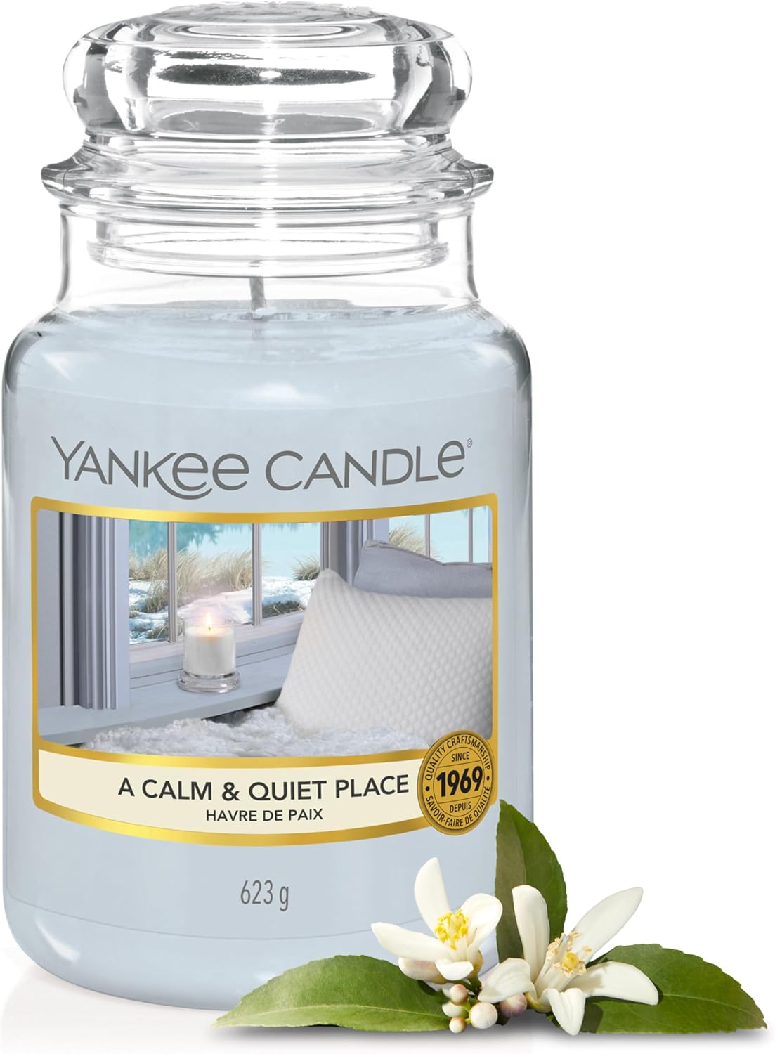 Bougie parfumée Yankee Candle Havre de paix grande jarre 623 g