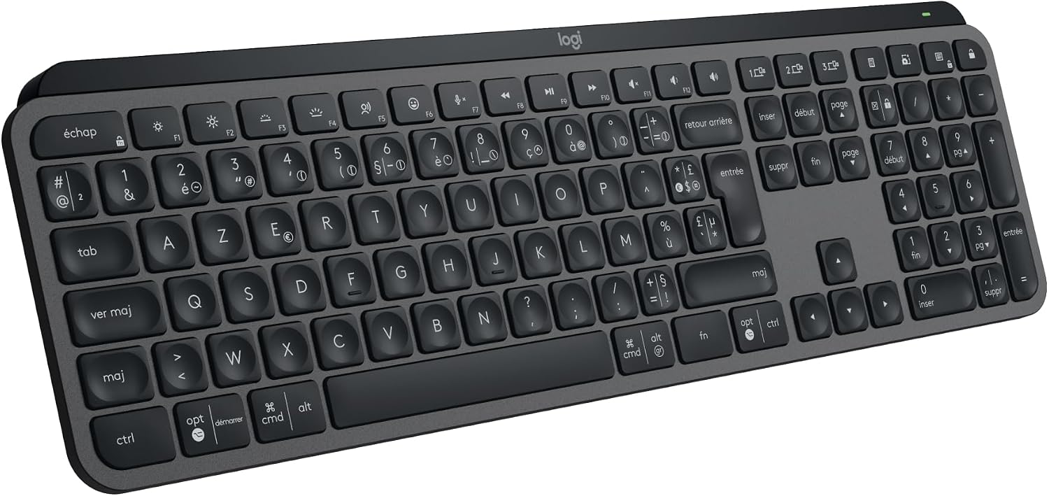 Clavier sans fil Logitech MX Keys S gris