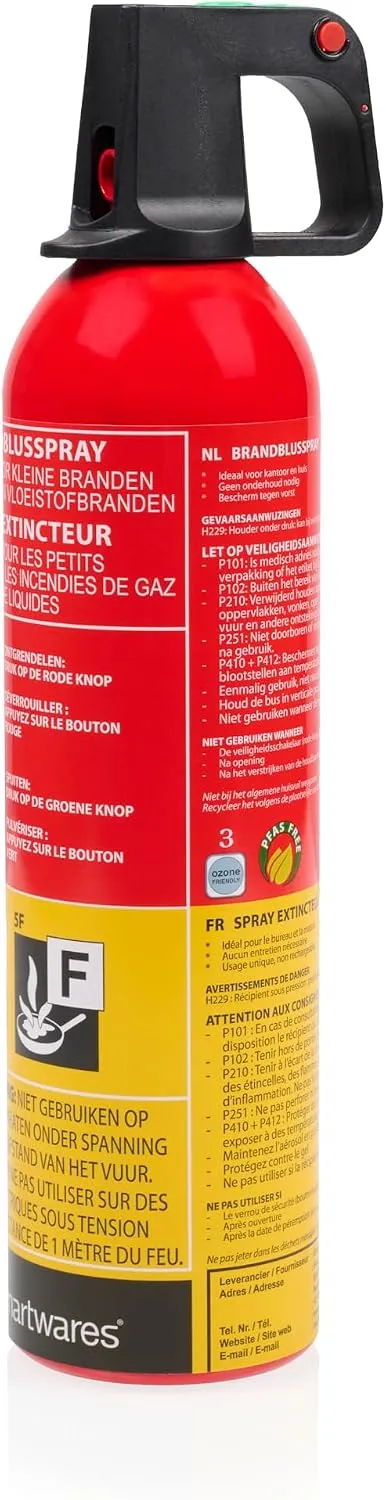 Extincteur spray Smartwares FEX-15371 750 ml