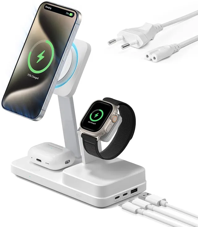 Station de charge ESR HaloLock 6-en-1 GaN MagSafe