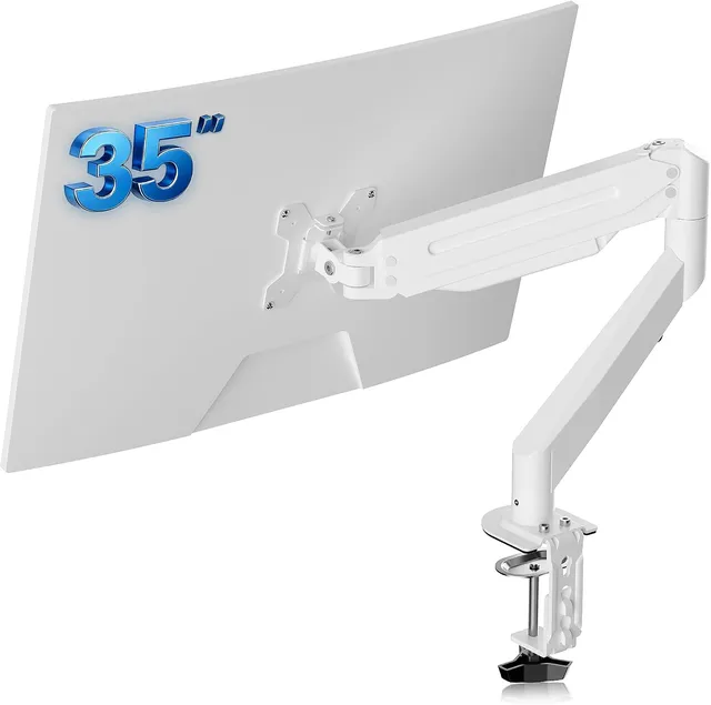 Bras d'écran Suptek pour moniteur 17-35 pouces, blanc