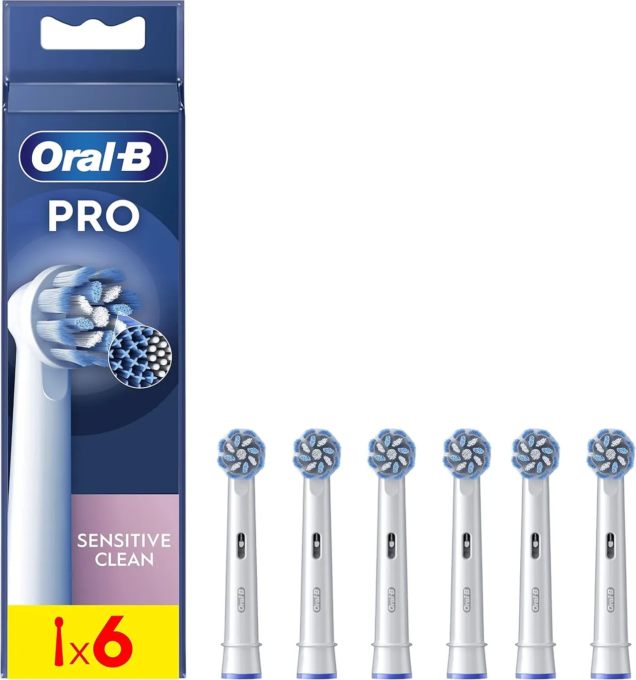Brossettes Oral-B Sensitive Clean lot de 6