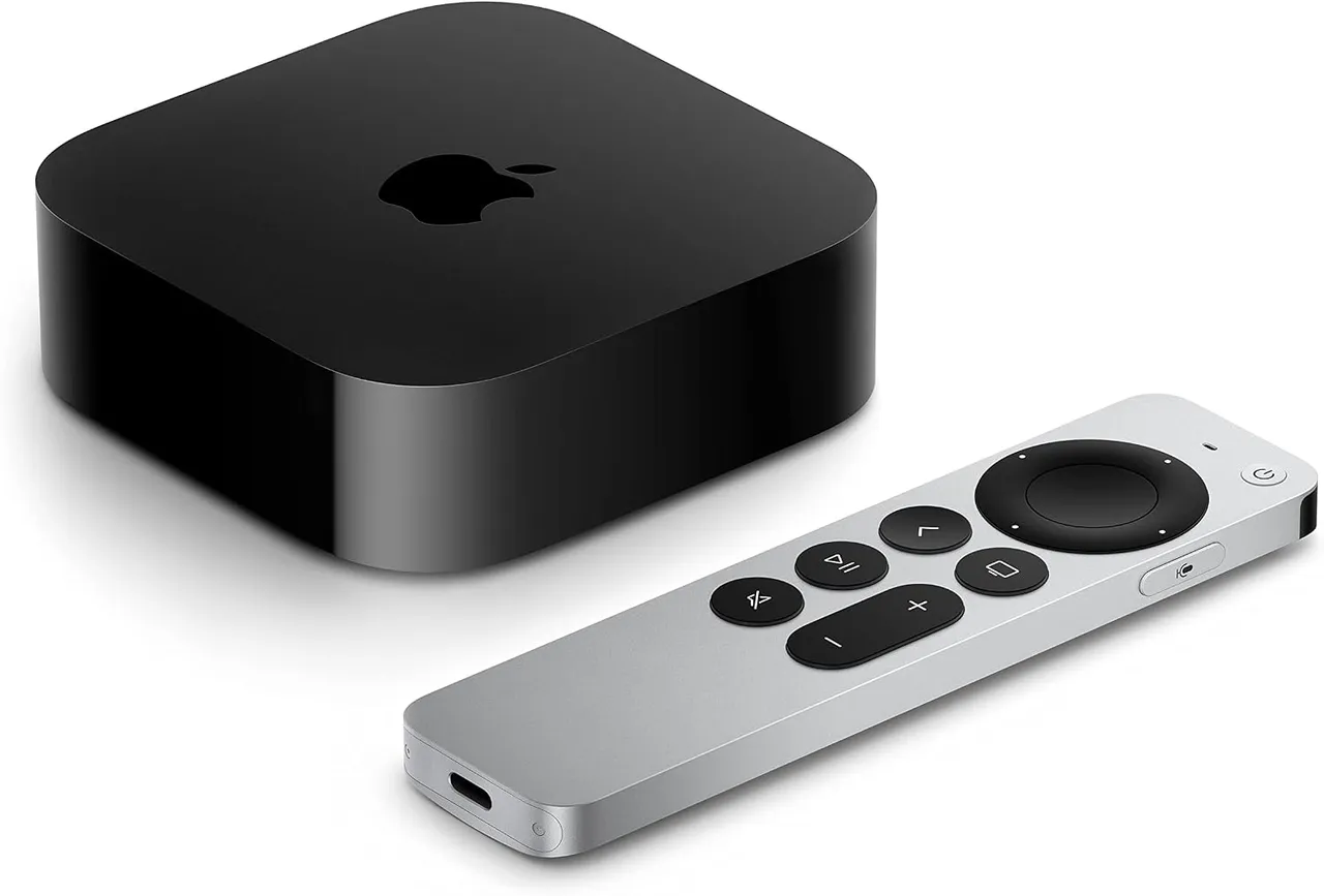Apple TV 4K 64 Go (3e génération) avec télécommande Siri Remote