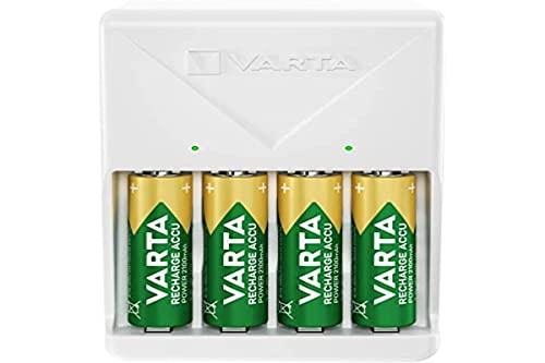 Chargeur Varta et 4 piles rechargeables AA 2100 mAh