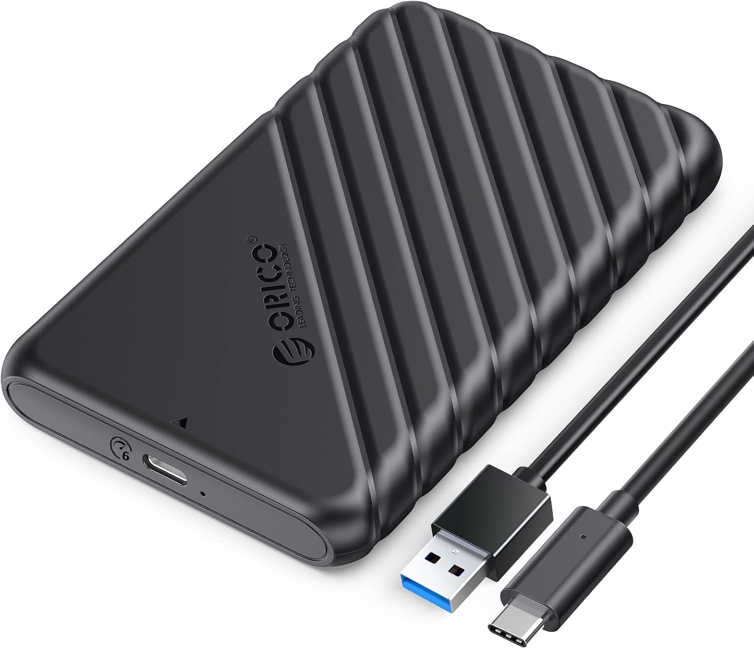 Boîtier externe ORICO pour disque dur ou SSD 2,5 pouces USB-C