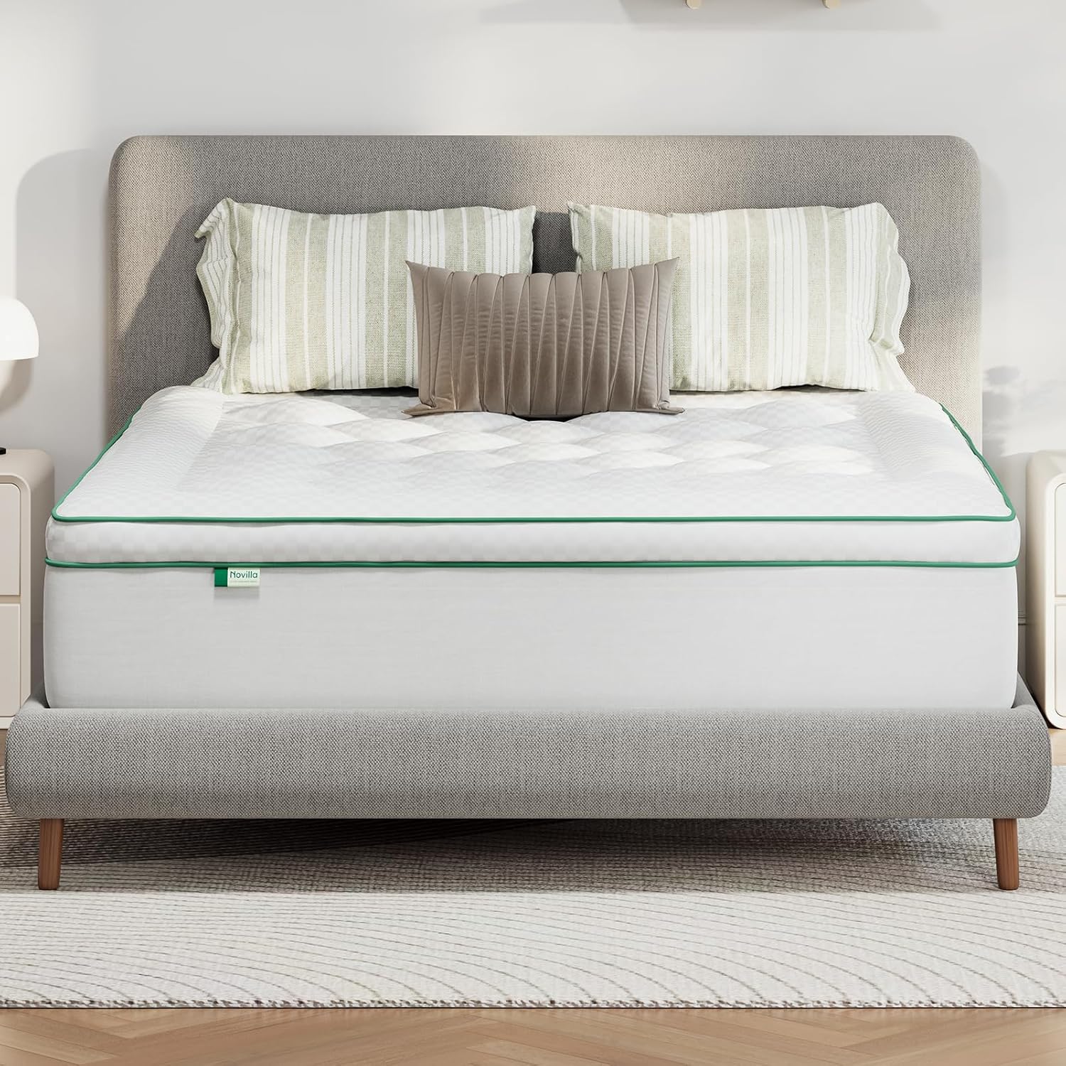 Surmatelas Novilla 160x200 cm microfibre respirant