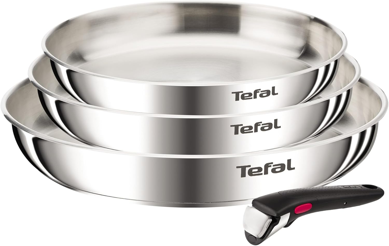 Set de poêles Tefal Ingenio Emotion inox