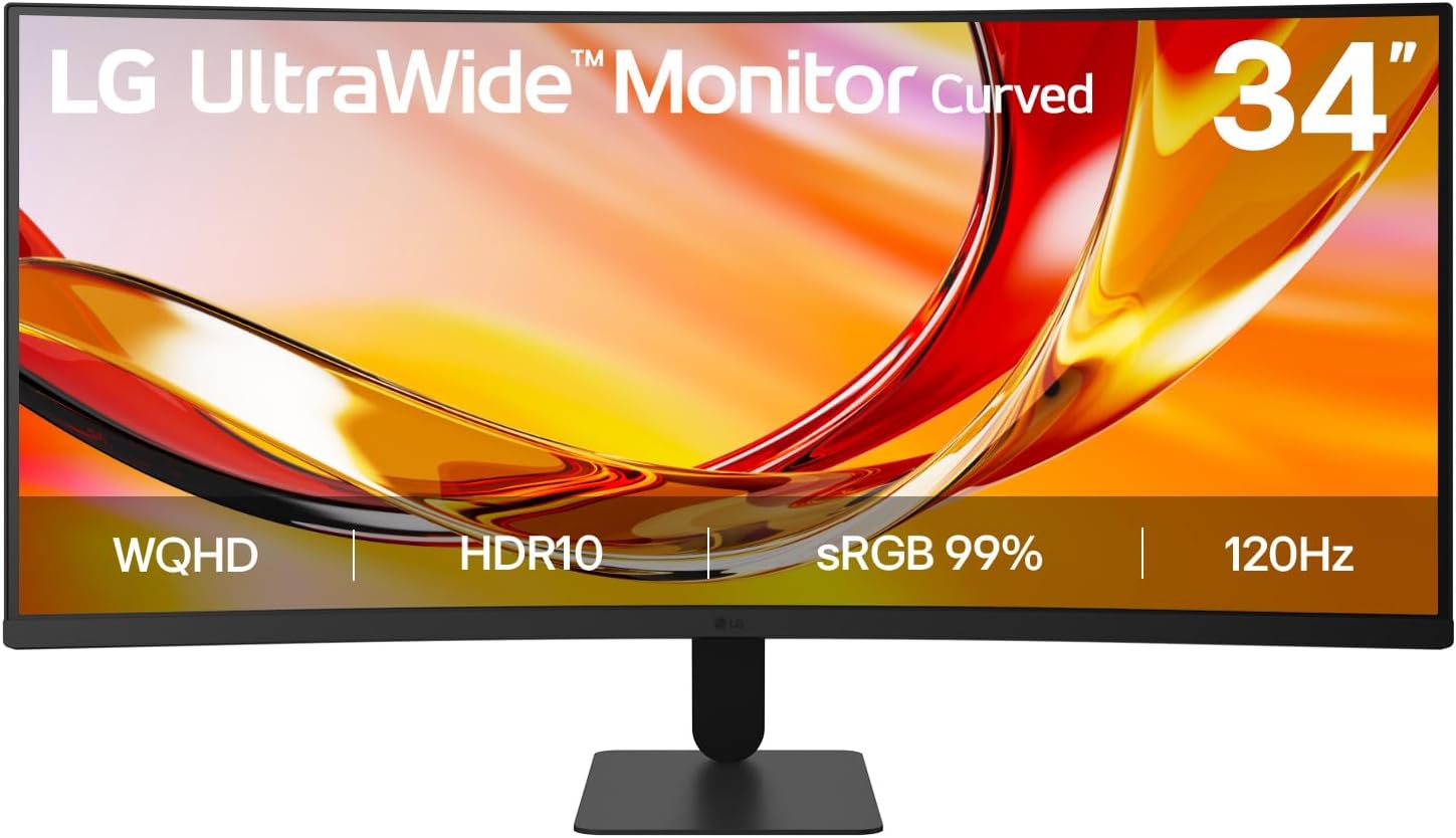 LG UltraWide 34 pouces incurvé WQHD 21:9 (34U601B-B)