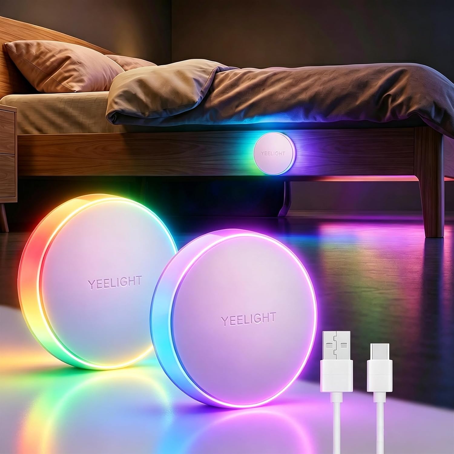 Lot de 2 veilleuses Yeelight à détecteur de mouvement