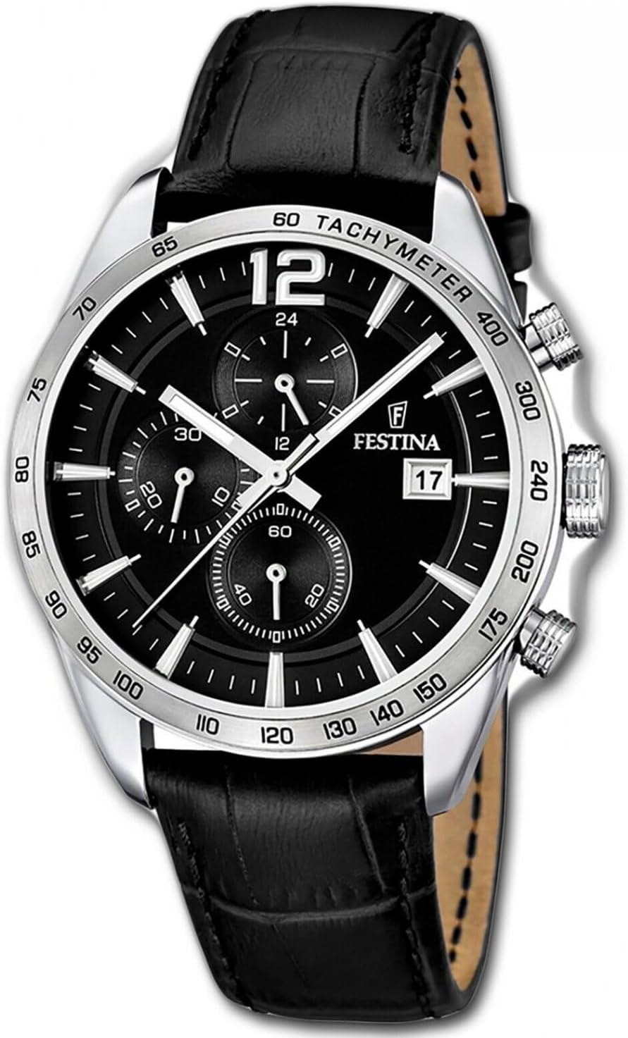 Montre chronographe Festina Timeless F16760 en acier