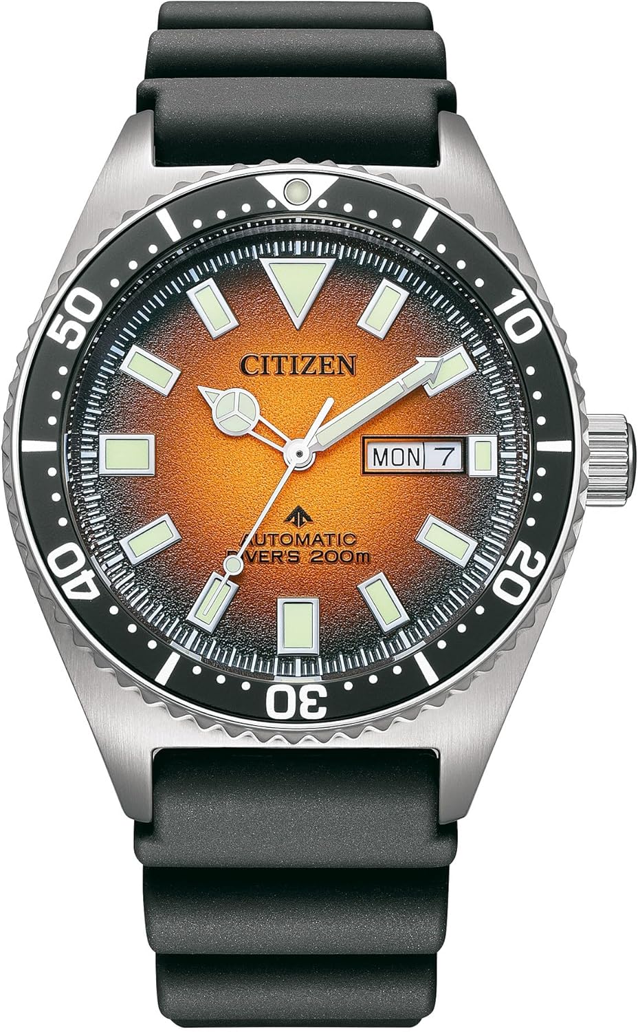 Montre de plongée automatique Citizen Promaster Diver NY0120-01Z cadran orange